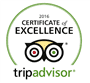 Tripadvisor 2016 Certificate of Excellente Tripadvisor 2016 Certificate of Excellente